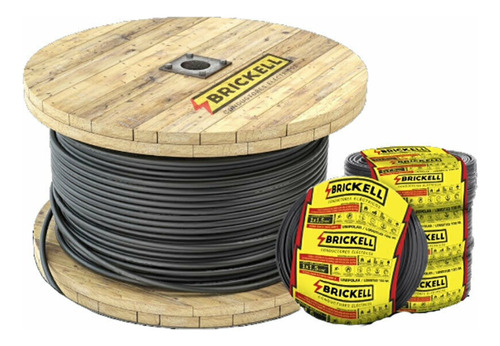 Cable 100% Cobre Tipo Taller 2 X 1mm Rollo X 100m Brickell