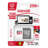 Micro Sd Xc Maxell Action Pro C10 256gb 100mb/s + Adaptador
