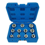 Set Kit Extractor Extraccion Tuerca Pernos Rodados 11 Piezas