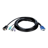 Cable Kvm 3 Mtrs. Vga/ps2/usb D-link P/kvm-440/50 - Kvm-402