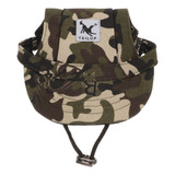 Gorra De Béisbol Pequeña De Camuflaje Para Perros Con Orific