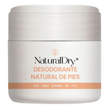 Desodorante Pies Naturaldry 70g Natural Hidrata Elimina Olor Fragancia Arbol De Té