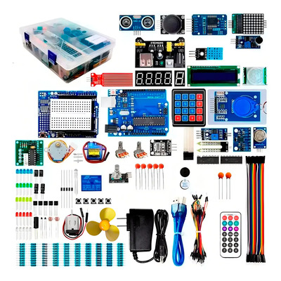 Kit Completo Educativo Premium Para Arduino Uno R3 Dip Caja Tecneu | Envío gratis