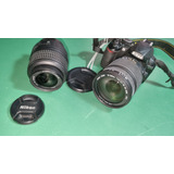 Cámara Fotos Reflex Nikon D3100 Con Dos Lentes