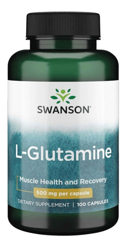 Swanson L-glutamine L-glutamina 500mg 100caps Sfn