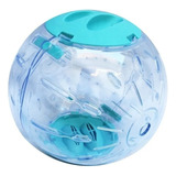 Esfera Cristal Acrilica Juguete Hamster Jerbo Topo Ruso 16cm Color Celeste