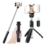 Mini Trípode Poste 360º Selfie Stick Bluetooth 3 En 1 Teléfo