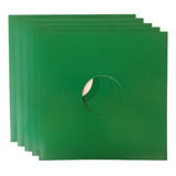 10 Capas Verdes C/ Furo P/ Lp Disco Vinil 12 Pol Papel 300g