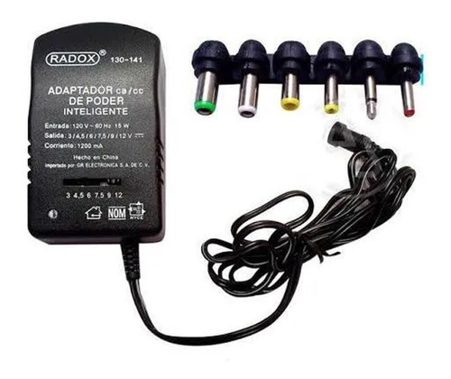 Eliminador Adaptador De Voltaje Universal 3 A 12 V 1200 Ma