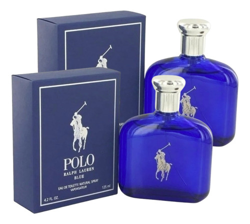 Paquete Polo Blue Ralph Lauren 125ml Caballero 2 Pzas