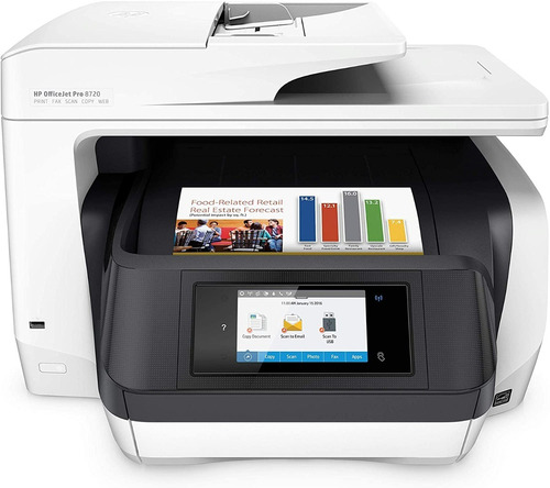 Impresora A Color Multifunción Hp Officejet Pro 8720