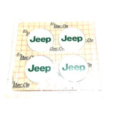 Kit Calcos Resinados Centros Llantas Jeep 49mm Adhesivos