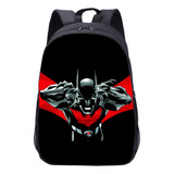 Mochila Escolar Batman De 17 Pulgadas, Gran Capacidad, Viaje