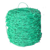 Alambre Púa Pvc Verde C14 X250m - m a $1094