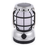 Lâmpada Led Solar Barn Lantern Light Portable Outdoor Campin