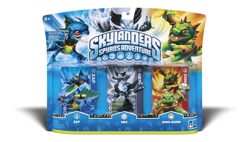 Skylanders Spyro's Adventure Triple Character Pack (zap, Hex
