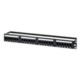 Patch Panel Categoria 6 Cat6 24 Puertos Para Rack