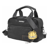 Bolsa Transversal Garfield Pequena Menina Moderna Preto