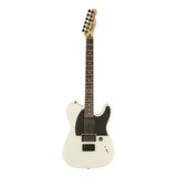 Guitarra Eléctrica Fender Artist Jim Root Telecaster De Caoba Flat White Satin Laqueado Con Diapasón De Ébano