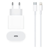 Carregador Turbo Usb C Compatível Com iPhone 11 12 13 20w