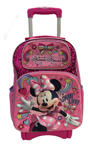 Mochila Minnie O Mimi Mod. A26203 Con Lonchera Primaria 