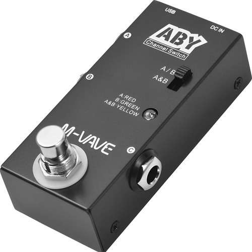 Pedal Guitarra Baixo M-vave Aby Seletor De Canal Switch Box