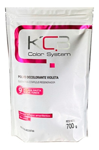 Polvo Decolorante Violeta Kcb  700g Antiamarillo 