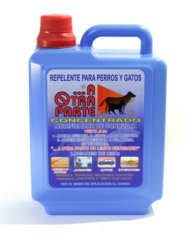 Repelente Para Perros Y Gatos Concentrado A Otra Parte 1 Lt