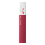 Labial Líquido Maybelline Superstay Matte Ink X Frida Kahlo Acabado Mate Color Ruler 80