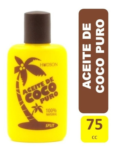 Aceite De Coco Puro Hudson 100% Natural