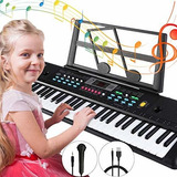 Tencoz Electronic Keyboard Piano 61 Teclas, Teclado De Piano