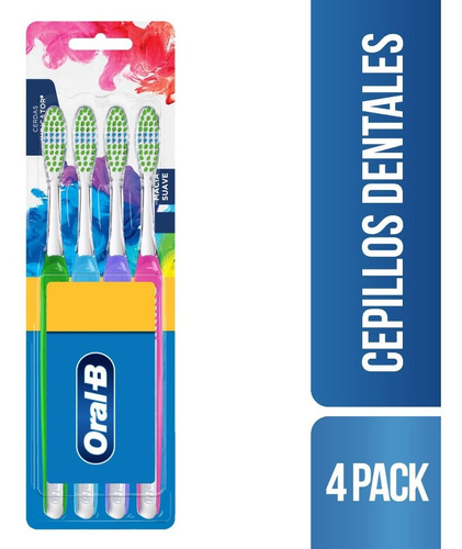 Cepillo Dientes Oral-b Indicator Color Collection Suave 4 Un