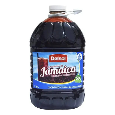 Concentrado Delsol Jamaica 5 Lts Botella