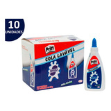 Cola Branca 110g Kit C/10un Tenaz Grande Lavavel Não Toxica