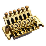 Sistema Tremolo Doble Bloqueo Guitarra Eléctrica Puente Oro