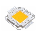 Kit 5 Chip Led 50w P/ Reposição De Refletor Varias Cores Cor Da Luz Branco Quente - Luz Amarela 34v