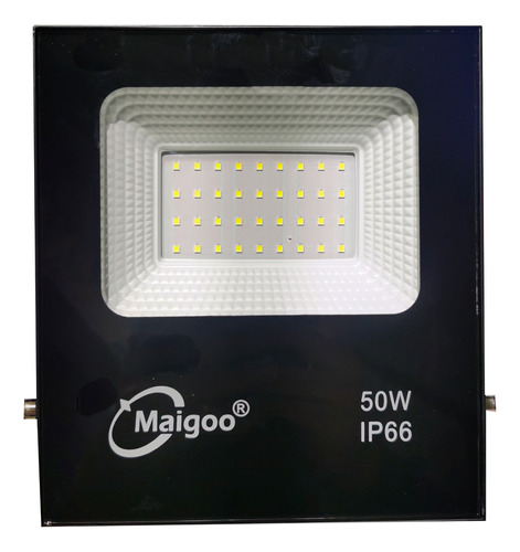 2 Pz Reflector Led 50w Multivoltaje Exterior Ip66 Mgts50p
