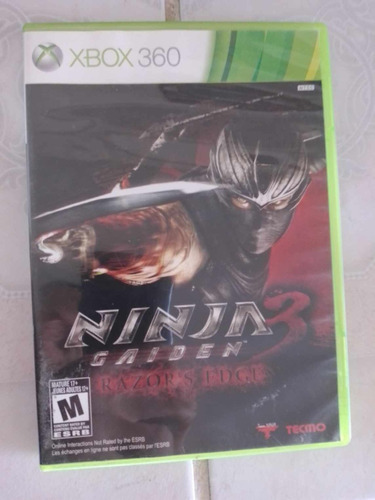 Ninja Gaiden 3 Razón Edge Para Xbox 360