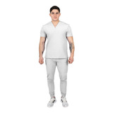 Pijama Medico Quirurgica Jogger Hombre Blanco