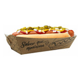 100 Embalagem Caixa Hot Dog Cachorro Quente Delivery Al-g37