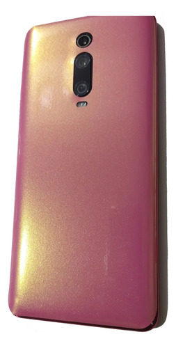 Mica Trasera Color Rosa Destello Vinil Pegatina V7