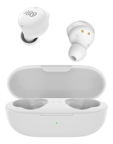 Audífonos In-ear Gamer Inalámbricos Qcy True Wireless Earbuds T17 Bh21q17a Blanco