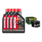 Kit Aceite Sintetico 7100 15w50 Y Filtro Hf164 Bmw R1200rt