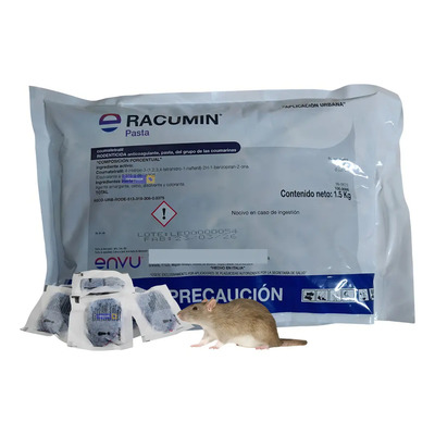Racumin Pasta Rodenticida Ratones Ratas 1.5 Kg | Envío gratis