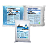 Promo Alguicida Piscina + Cloro Polvo + Decantador 1kg C/u