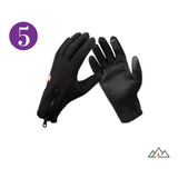 5 X Guantes Windstooper Repelente Touch Camping Termico