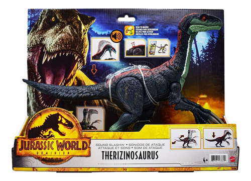Jurassic World Dominion Therizinosaurus 39 Cm Mattel