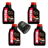 Kit Filtro 4l Aceite Motul 10w40 7100 R6 R1 Gsxr 636 600rr