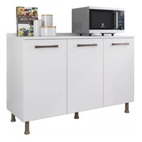 Balcão Cozinha Gabinete  De 120 Cm Napoli