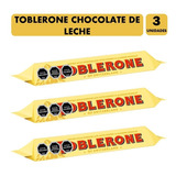 Chocolate De Leche Toblerone - Pack De 3 Unidades De 50g C/u